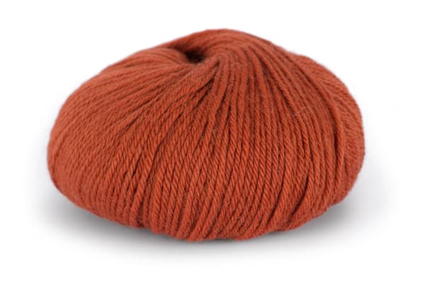 Mini Sterk Garn Ullmix 50 g Brent Orange 842 Du Store Alpacka