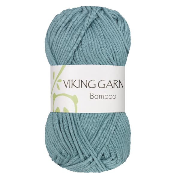 Bamboo Garn Bomullsmix 50 g Petrol 628 Viking Garn