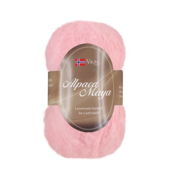 Alpaca Maya Garn Alpackamix 50 g Rosa 765 Viking Garn