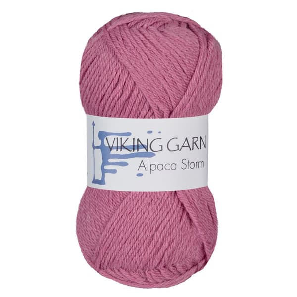 Alpaca Storm Garn Alpackamix 50 g Rosa 563 Viking Garn
