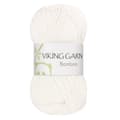 Miniatyrbillede 1 af 2: Bamboo Garn Bomullsmix 50 g Vit 600 Viking Garn