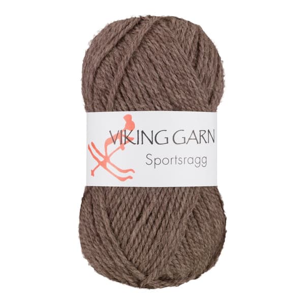 Sportsragg 50 g vaaleanruskea Viking Garn