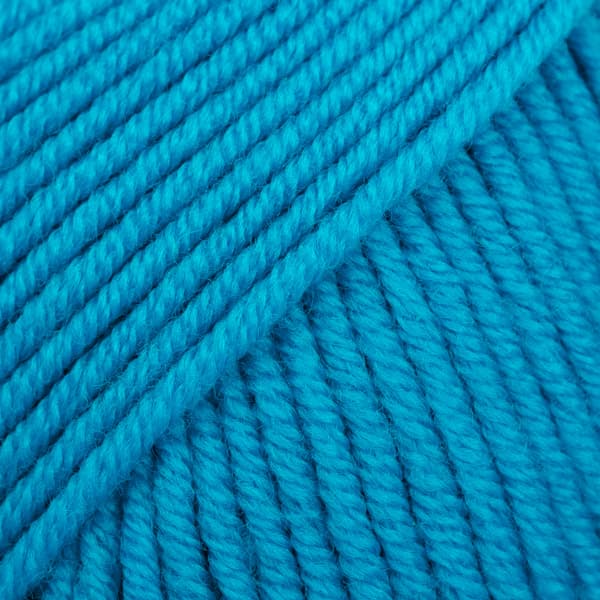 Merino Extra Fine Uni Colour Garn Merinoull 50 g Turkos (29) Drops