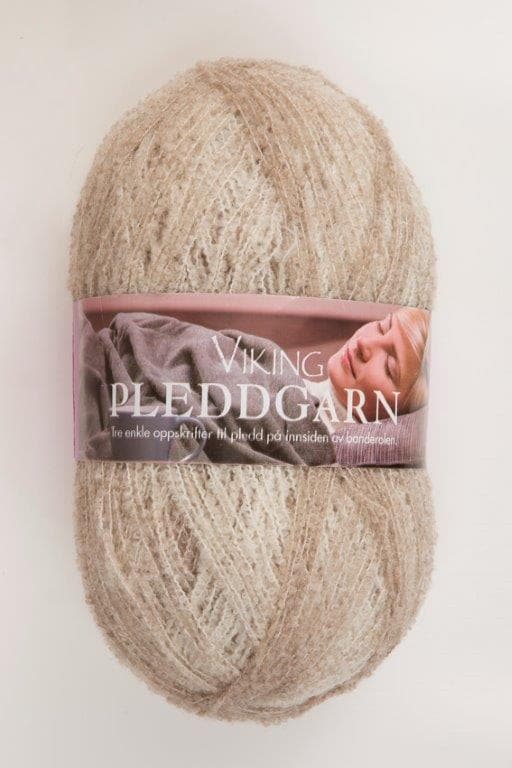 Pleddgarn Garn Akrylmix 350 g Beige 708 Viking Garn