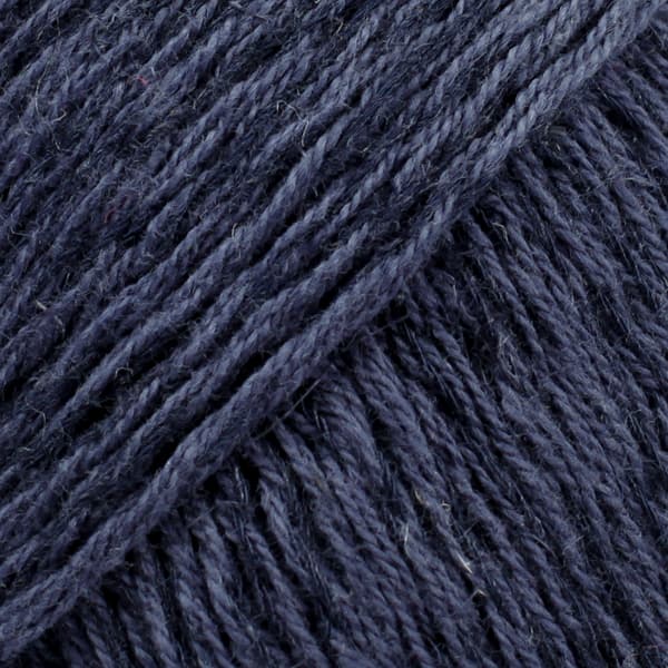 Belle Uni Colour Garn Bomullmix 50 g Navy Blue 20 Drops