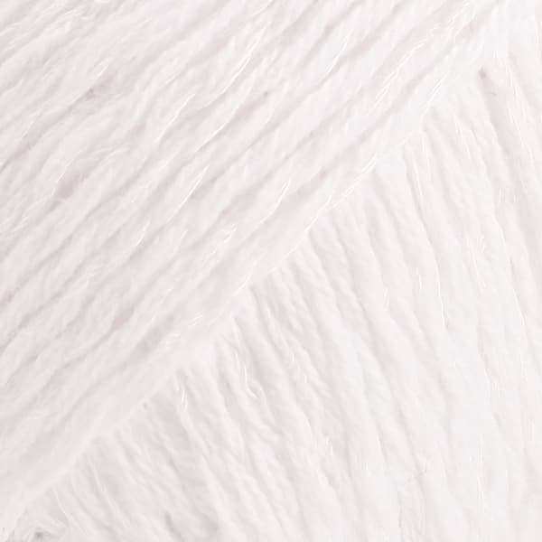 Belle Uni Colour Garn Bomullmix 50 g White 01 Drops