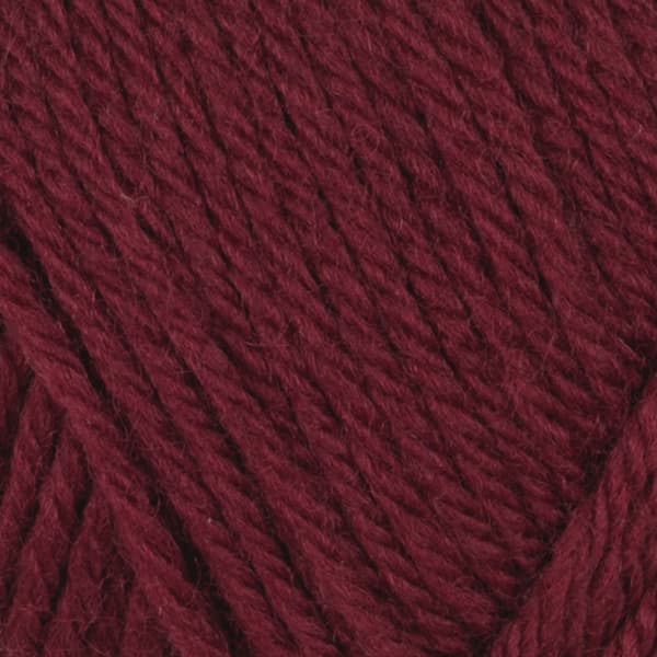 Highland Eco Wool Garn 50 g Mørk burgunder 258 Viking Garn