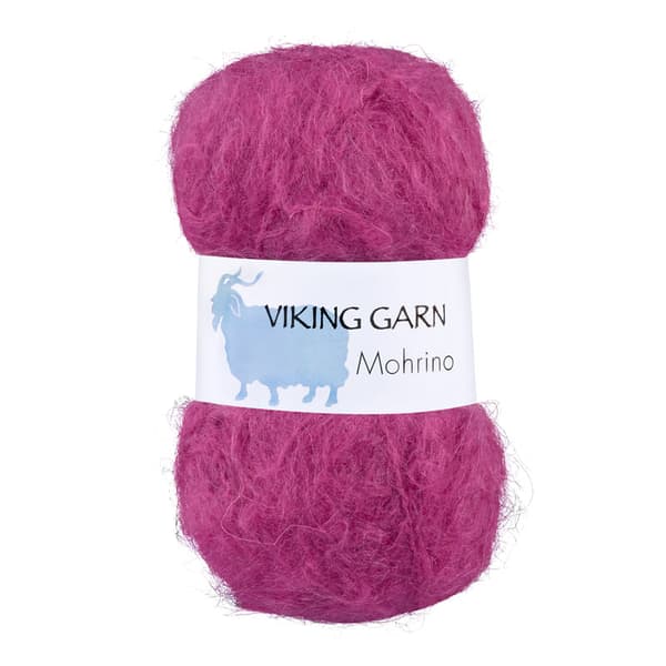 Mohrino Garn 50 g Mörk cerise 573 Viking Garn