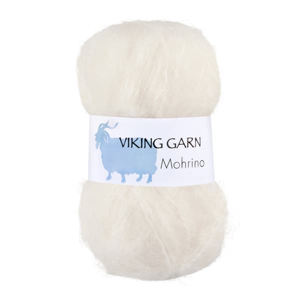 Mohrino Garn 50 g Naturvit 502 Viking Garn