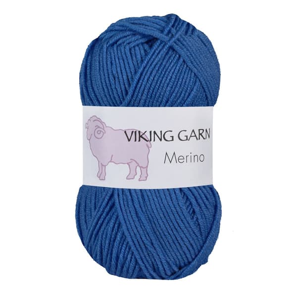 Viking Merino Garn 50 g Kungsblå 824 Viking Garn
