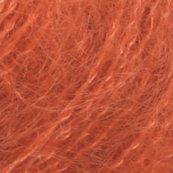 Kid/Silk Garn 25 g Bränd orange 355 Viking Garn