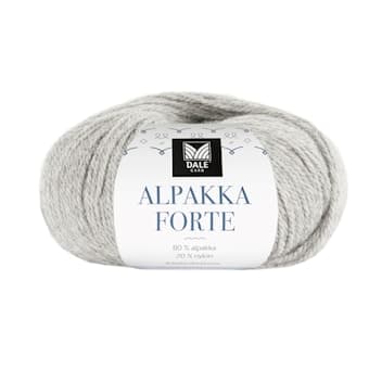 Alpakka Forte 50 g Lys grå melert Dale Garn