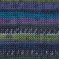 Fabel Print Garn Ullmix 50 g Grön/Turkos (677) Drops