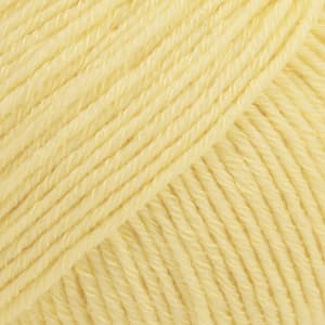 Cotton Merino Uni Colour Garn Ullmix 50 g Vanilla 17 Drops