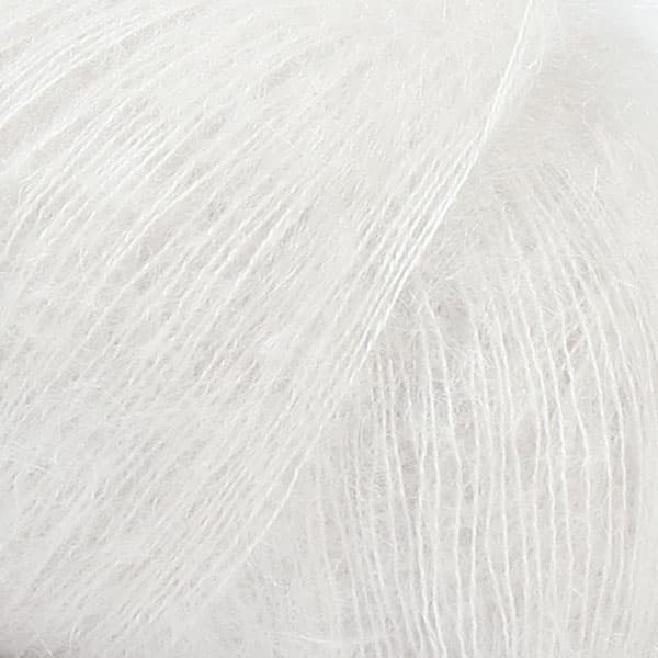 Kid-Silk Garn Mohair Silke 25 g Chalk 38 Drops