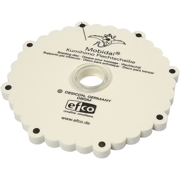Kumihimo - Knytskiva - Efco - dia. 16 cm - Tjocklek 1 cm