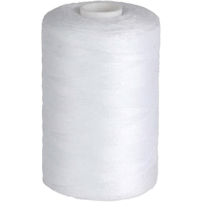 Sytråd i Polyester - 1000 yards - Vit
