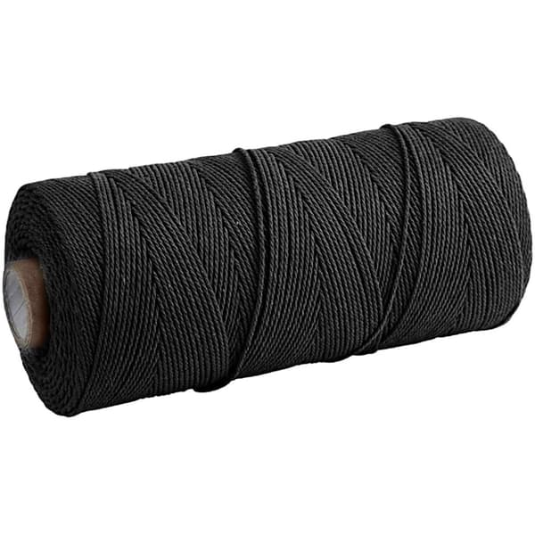 Knytgarn 320 m - Svart - Kvalitet 12/12 - 250 g