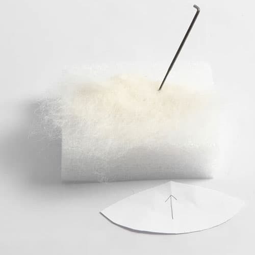 Kardad ull Nepal - Råvit - 100 g