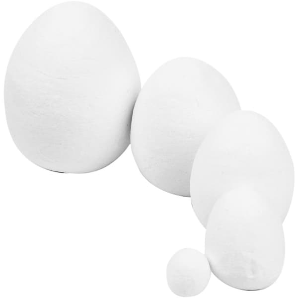 Vaddägg - Vit - 12-47 mm - 200 st