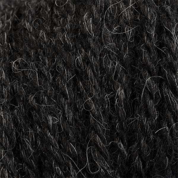 2-tråds Svensk uldgarn Anthracite One-size