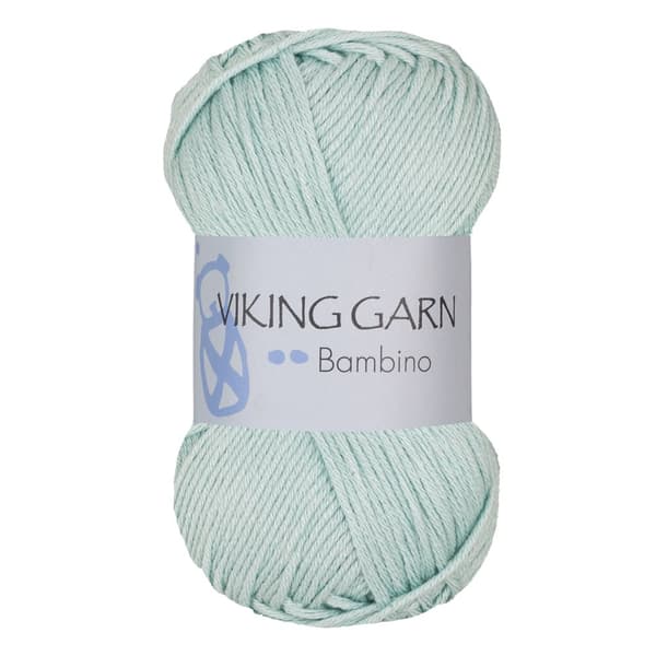 Bambino Garn Bomullsmix 50 g Ljus Petrol 426 Viking Garn