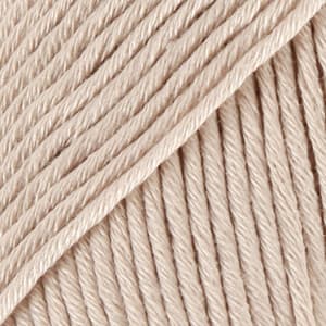 Muskat Bomullsgarn 50 g Ljus Beige (61) Drops