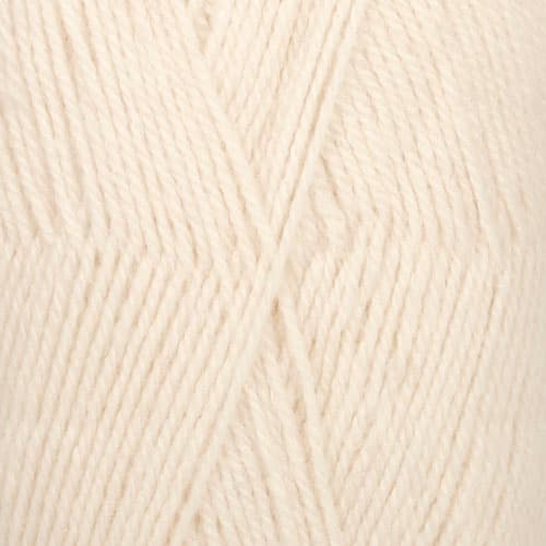 Flora Uni Colour Garn Ullmix 50 g Off White 01 Drops