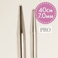 Rundpinne Pro Classic Messing 40 cm 7,00 mm Drops