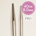 Rundpinne Pro Classic Messing 40 cm 8,00 mm Drops