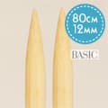 Miniatyrbillede 1 af 2: Basic Rundstickor Björk 80 cm 12 mm Drops