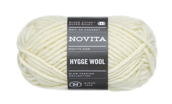 Hygge Wool Ullgarn 100 g naturvit 010 Novita
