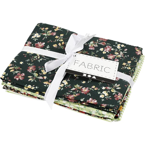 Patchworktyg - 45x55 cm - Grön - 4 st