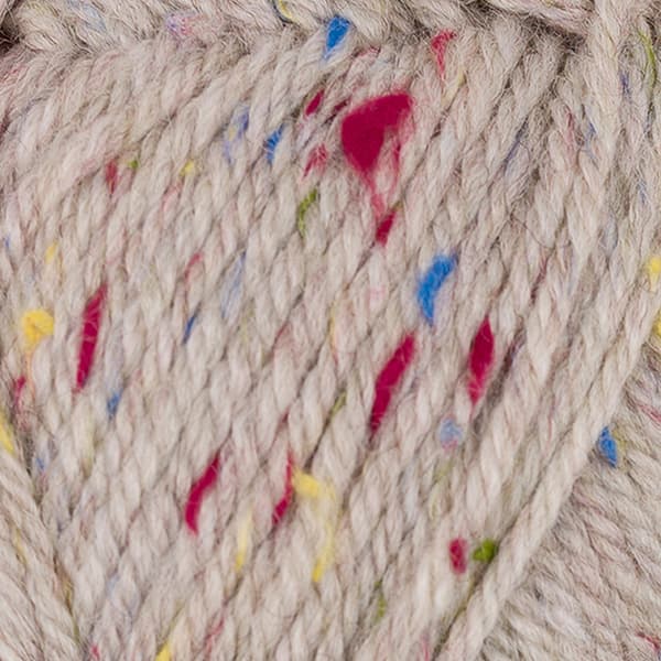 Eco Highland Wool Garn 50 g Brun Tweed 275 Viking Garn