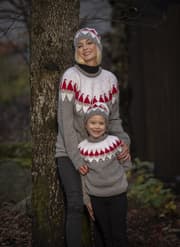 Garnkit Jultröja & Mössa Nisse Vuxen Alpaca Storm Viking Garn