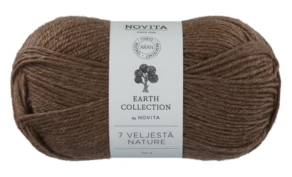 7 Bröder Nature Garn 100 g Skogssvamp 068 Novita