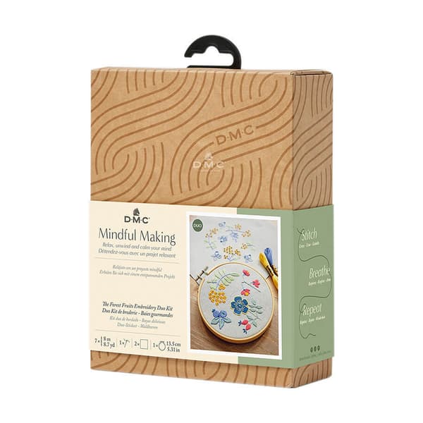 Broderisett med 2 frukttema fra DMC Mindfulness