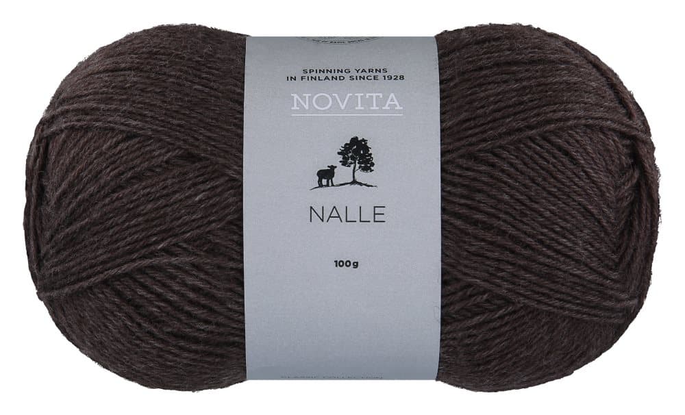 Nalle Garn Ullmix 100 g Murkla 064 Novita
