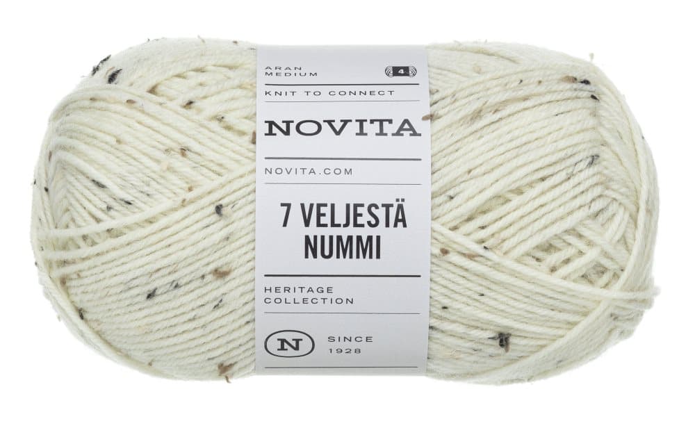 7 Bröder Nummi Garn Ullmix 100 g Rimfrost 945 Novita