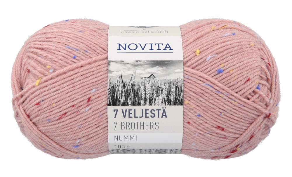 7 Bröder Nummi Garn Ullmix 100 g Torraka 948 Novita