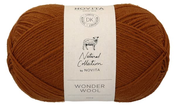 Wonder Wool DK Garn 100 g Sopp 663 Novita