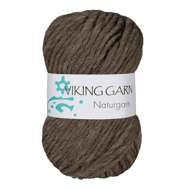 Naturgarn 50 g Brun 608 Viking Garn