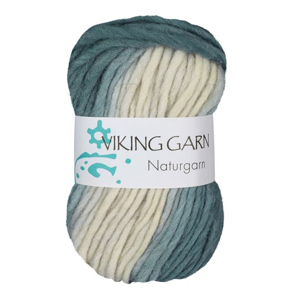 Naturgarn 50 g Multi petrol 612 Viking Garn