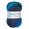 Miniatyrbillede 1 af 2: Naturgarn 50 g Multi marin/turkos 627 Viking Garn