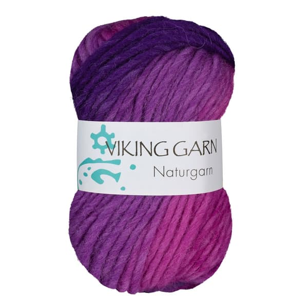 Naturgarn 50 g Multi rosa/lila 669 Viking Garn