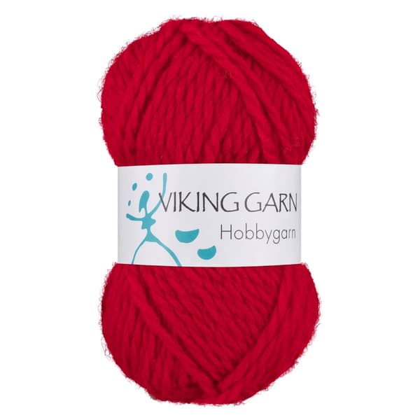 Hobbygarn 50 g Röd 950 Viking Garn
