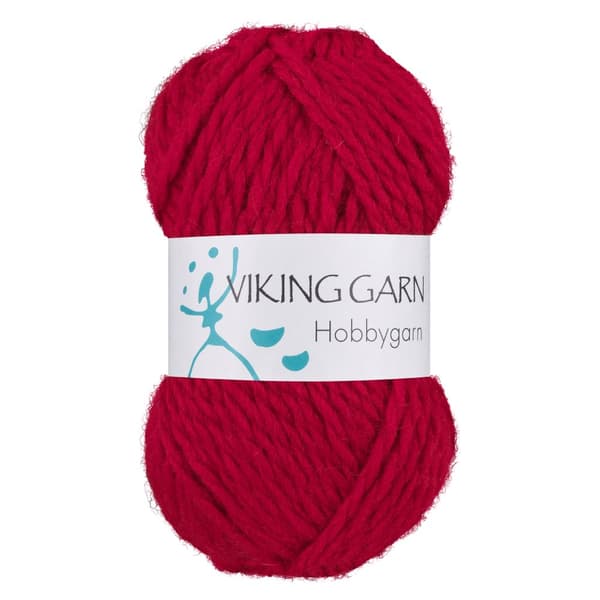 Hobbygarn 50 g Mörkröd 960 Viking Garn