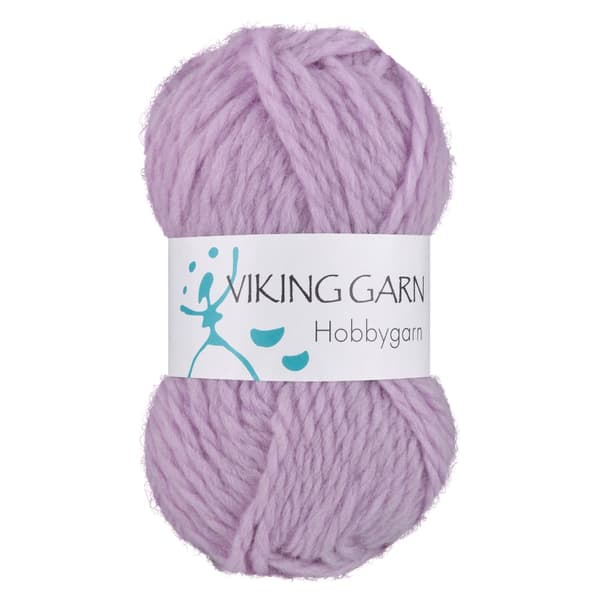 Hobbygarn 50 g Ljuslila 967 Viking Garn