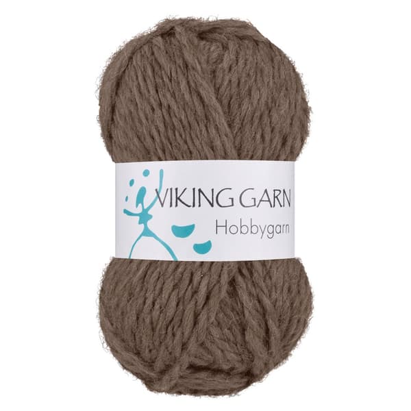 Hobbygarn 50 g Brun 908 Viking Garn