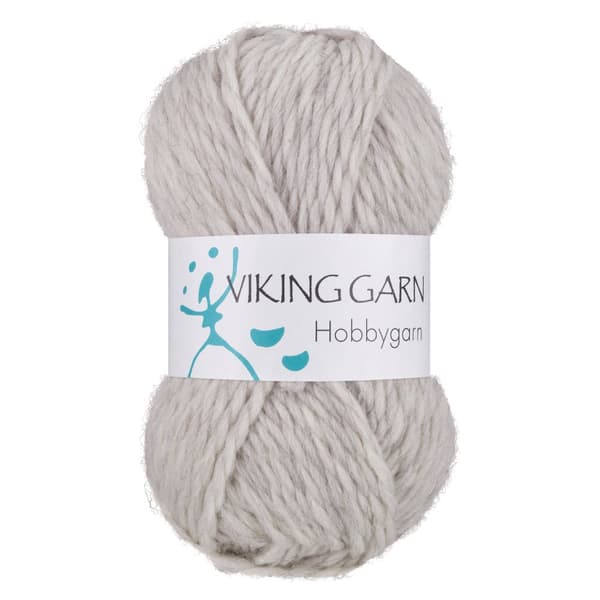 Hobbygarn 50 g Pärlgrå 911 Viking Garn